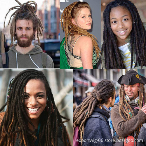 Dreadlocks Locs Crochet Hair Extension Blonde Dread Locs Faux Locs Braiding Hair Solid And Ombre Color Synthetic Fiber Dreadlocs